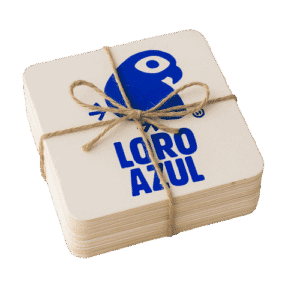 Posavasos <br>"Loro Azul"