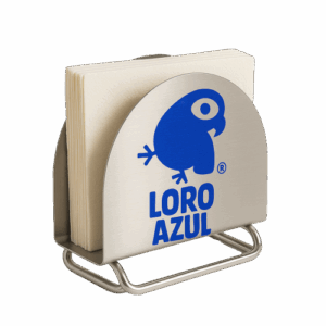 Servilletero <br>"Loro Azul"